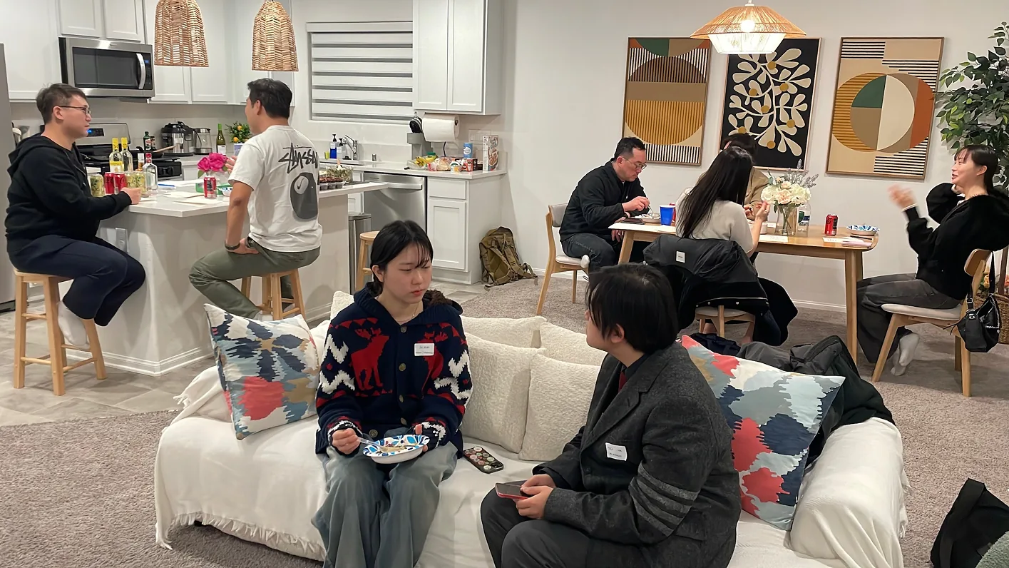 숙소 저녁 네트워킹